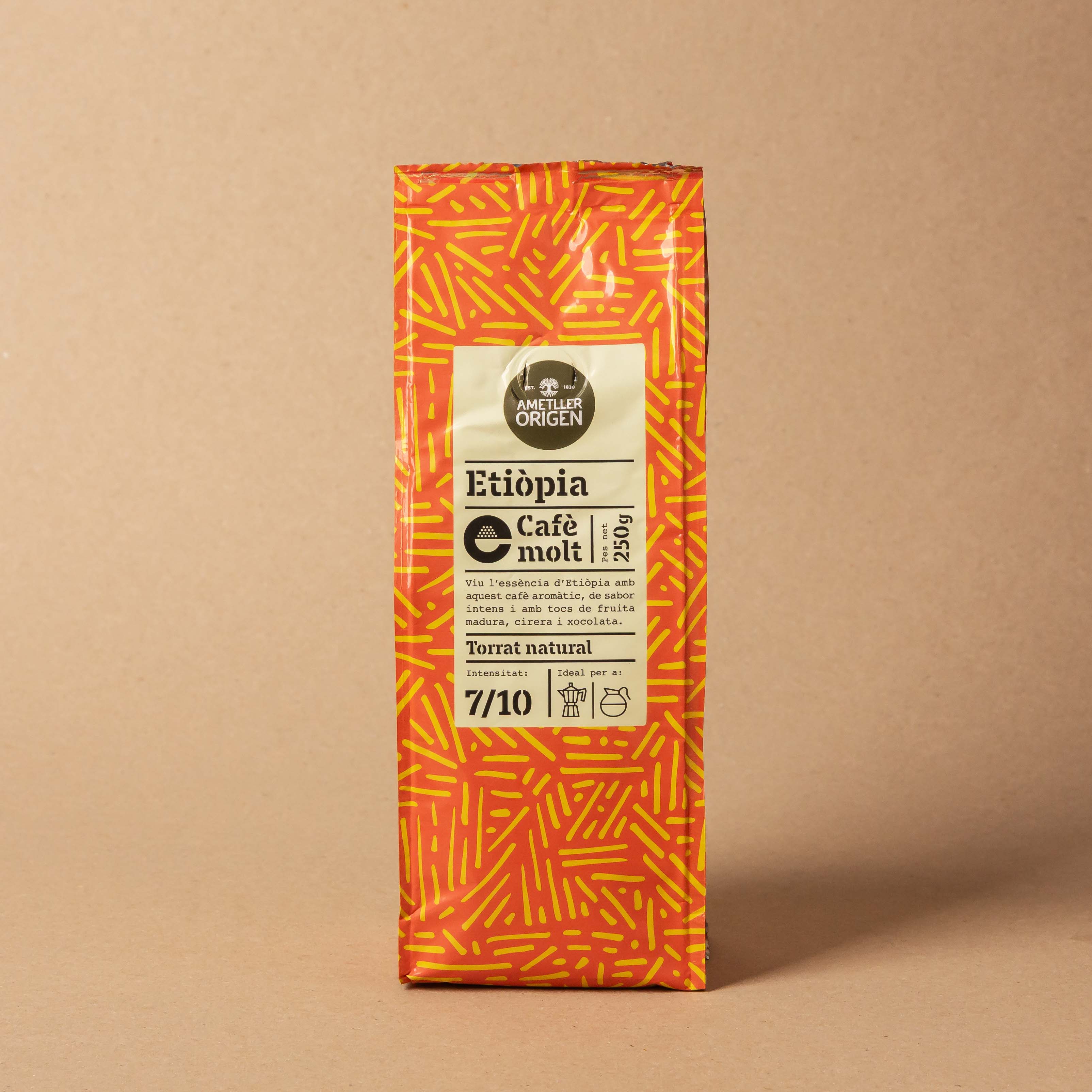 Cafè mòlt 100% Etiopia Ametller Origen 250g
