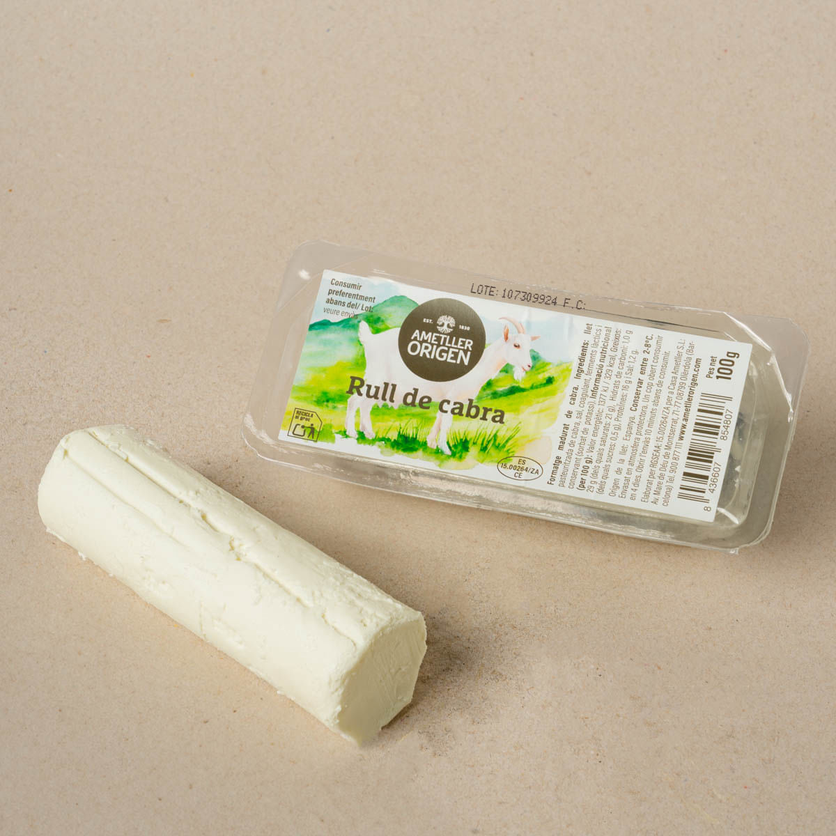 Rull de cabra Ametller Origen 100 g