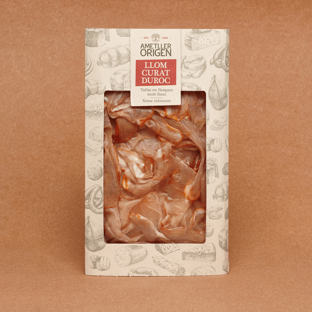 Llom curat 50% Duroc Ametller Origen 80 g