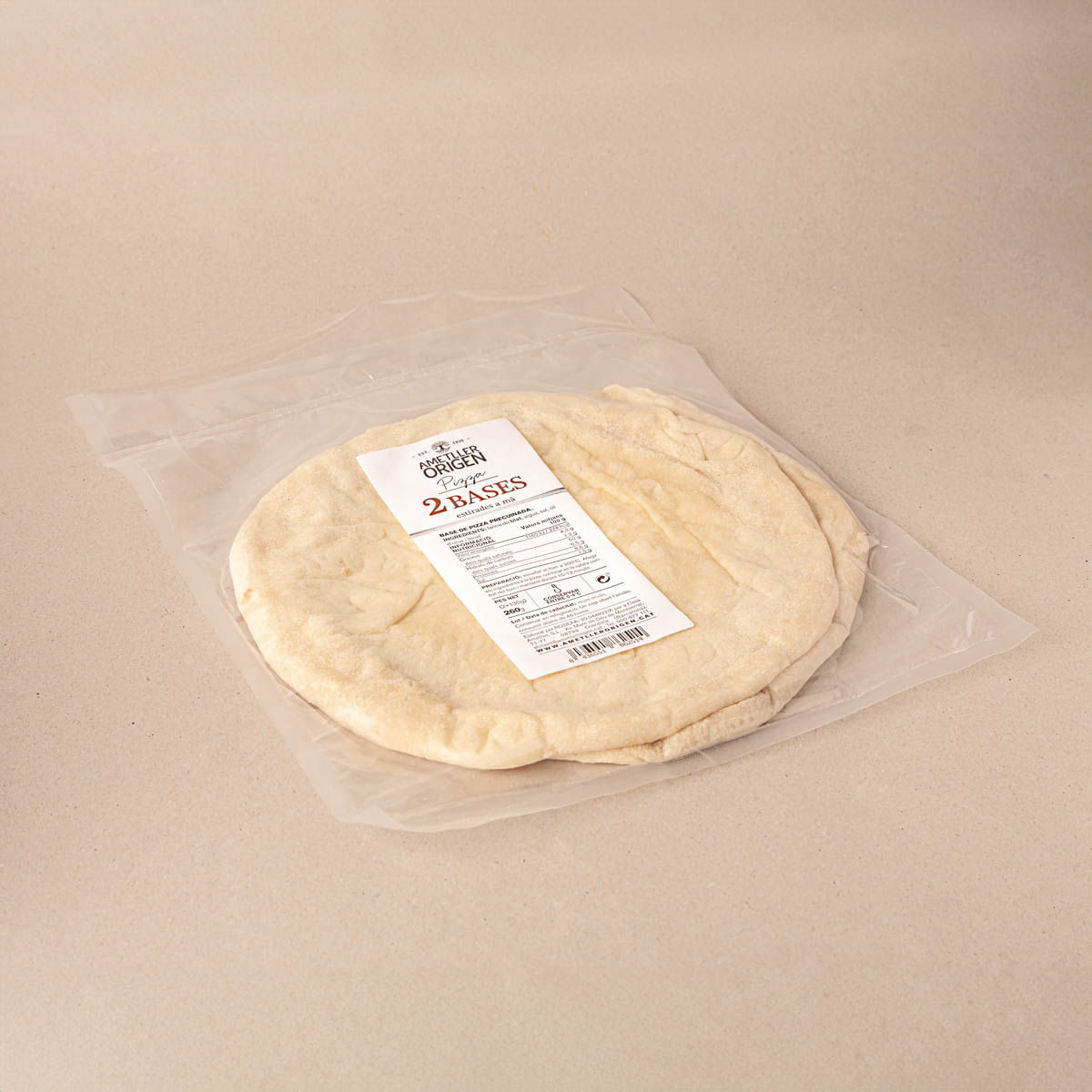 Bases de pizza Ametller Origen 130 g