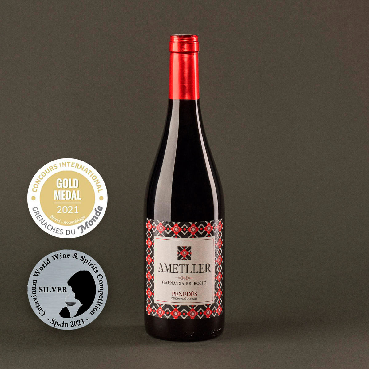 Vi negre garnatxa Ametller 75cl D.O. Penedès