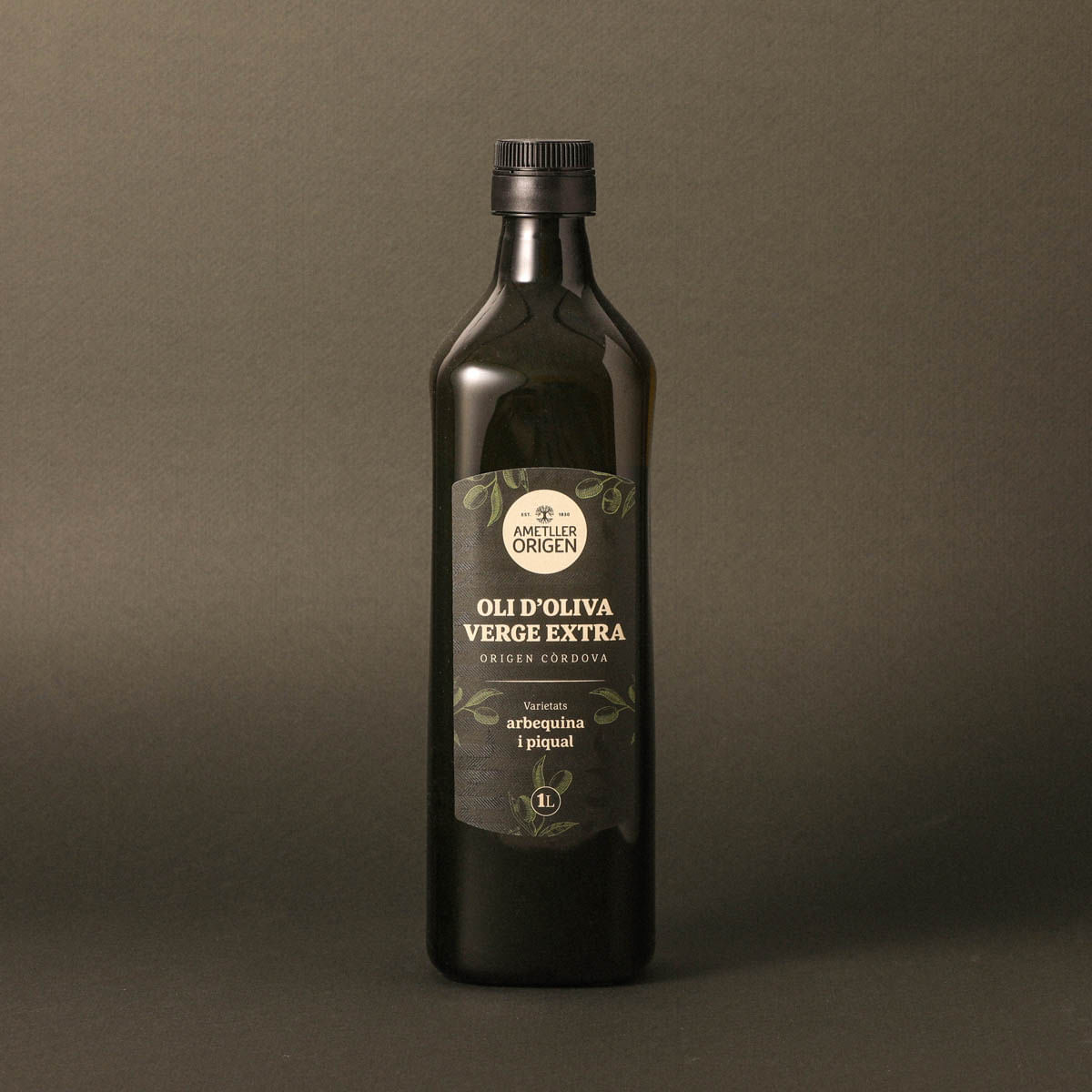 Aceite de oliva virgen extra Arbequina y Picual Ametller Origen 1L