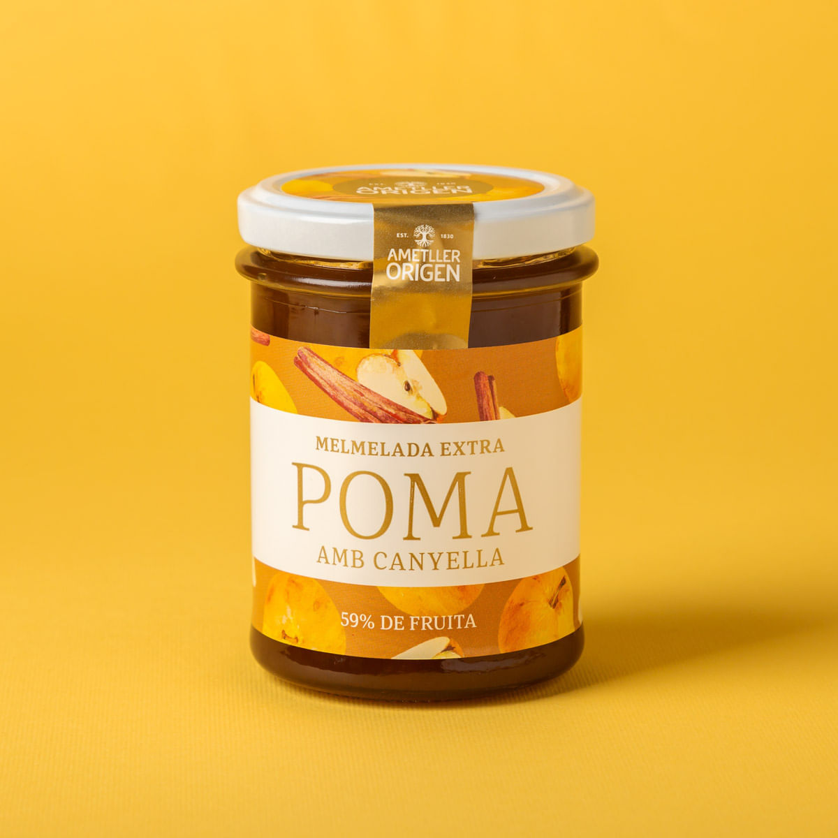 Melmelada de poma amb canyella Ametller Origen 230g