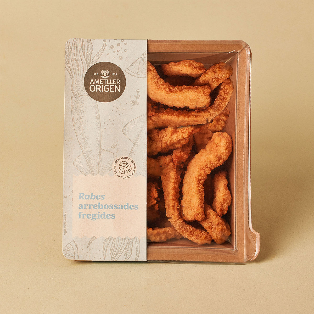 Rabas rebozadas fritas Ametller Origen 170 g