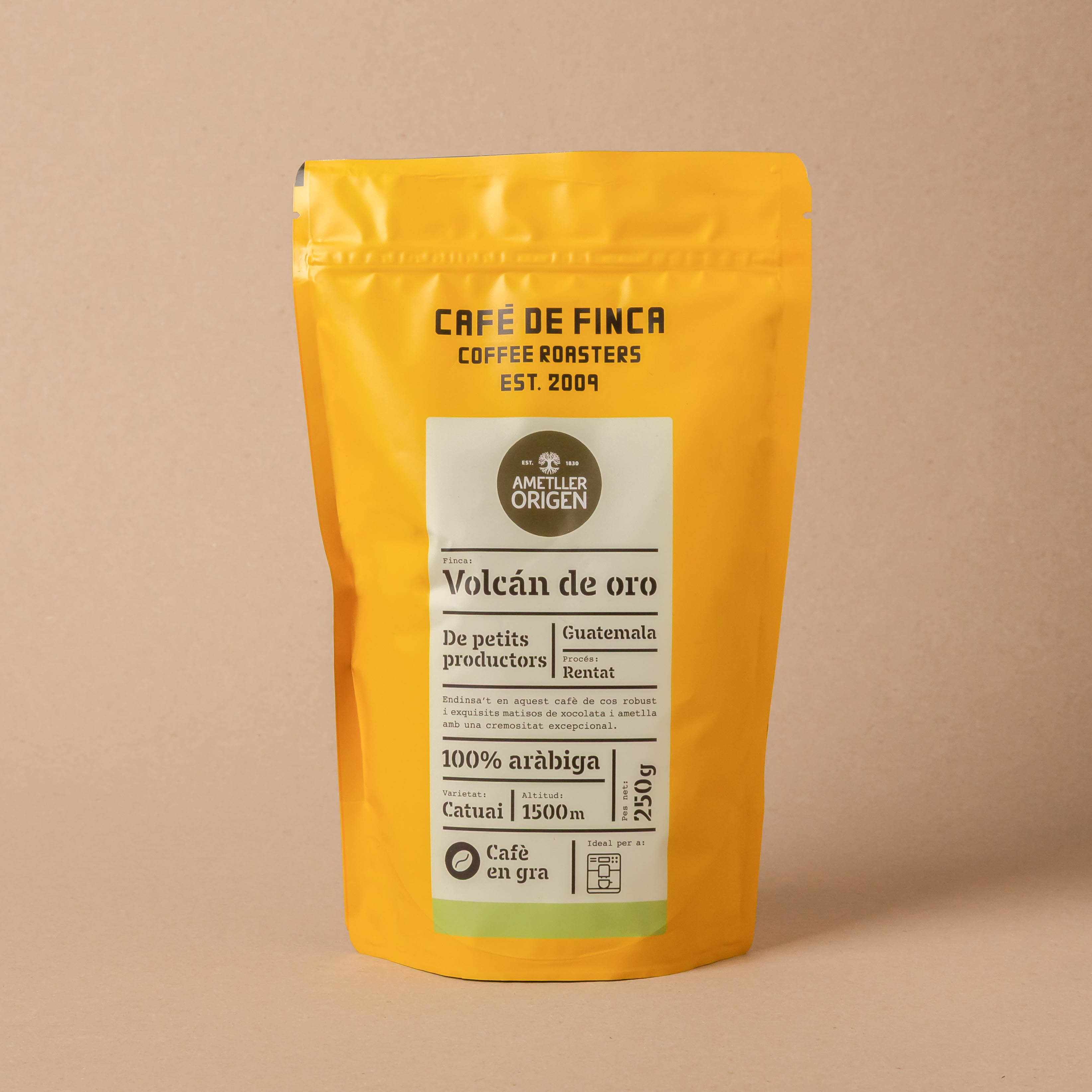Cafè en gra de Guatemala Ametller Origen and Café de Finca 250g