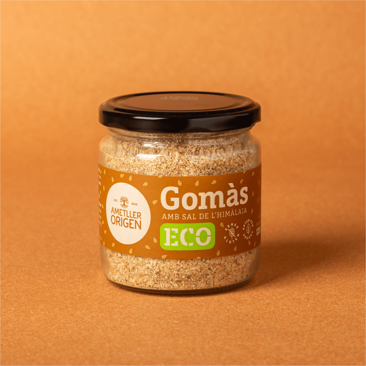 Gomàs ecològic amb sal de l'Himàlaia Ametller Origen 120g