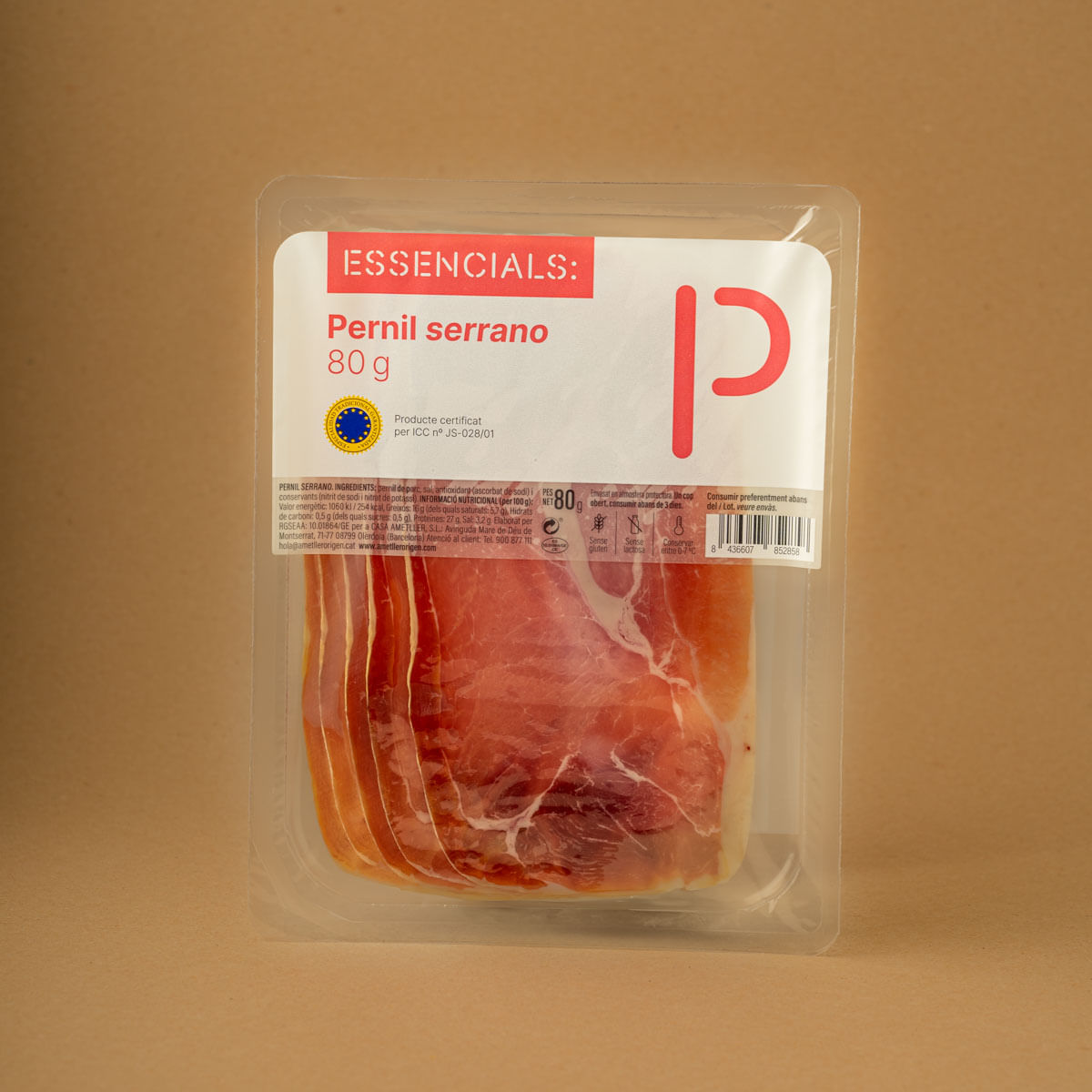 Pernil serrà Essencials 80g