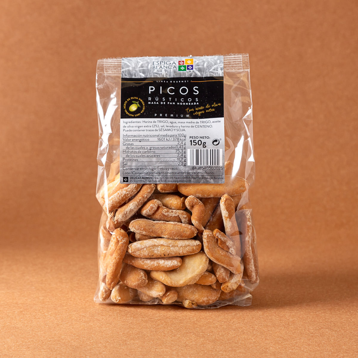 Pics rústics premium Espiga Blanca 150g