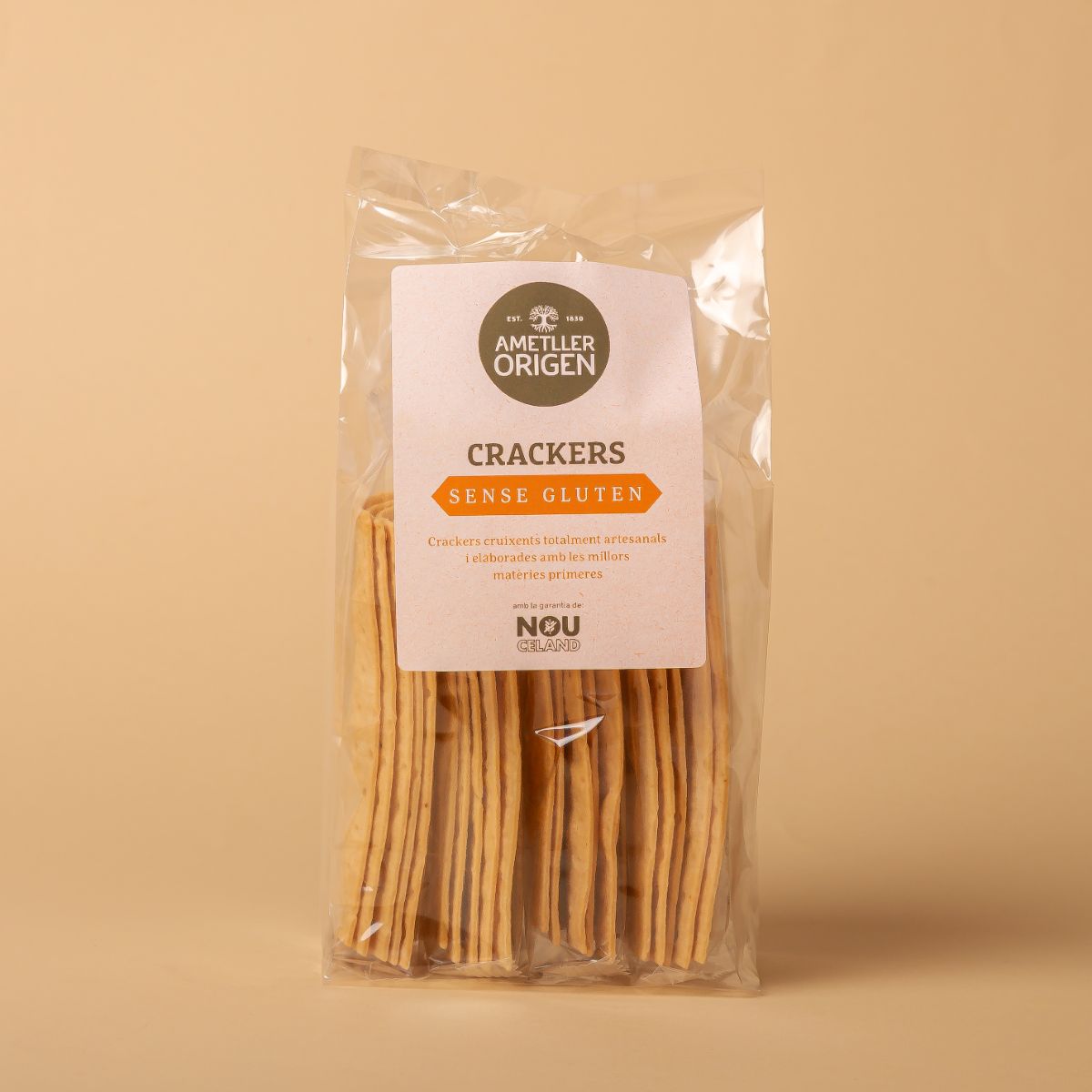 Crackers sin gluten Ametller Origen 140g - 4uds.