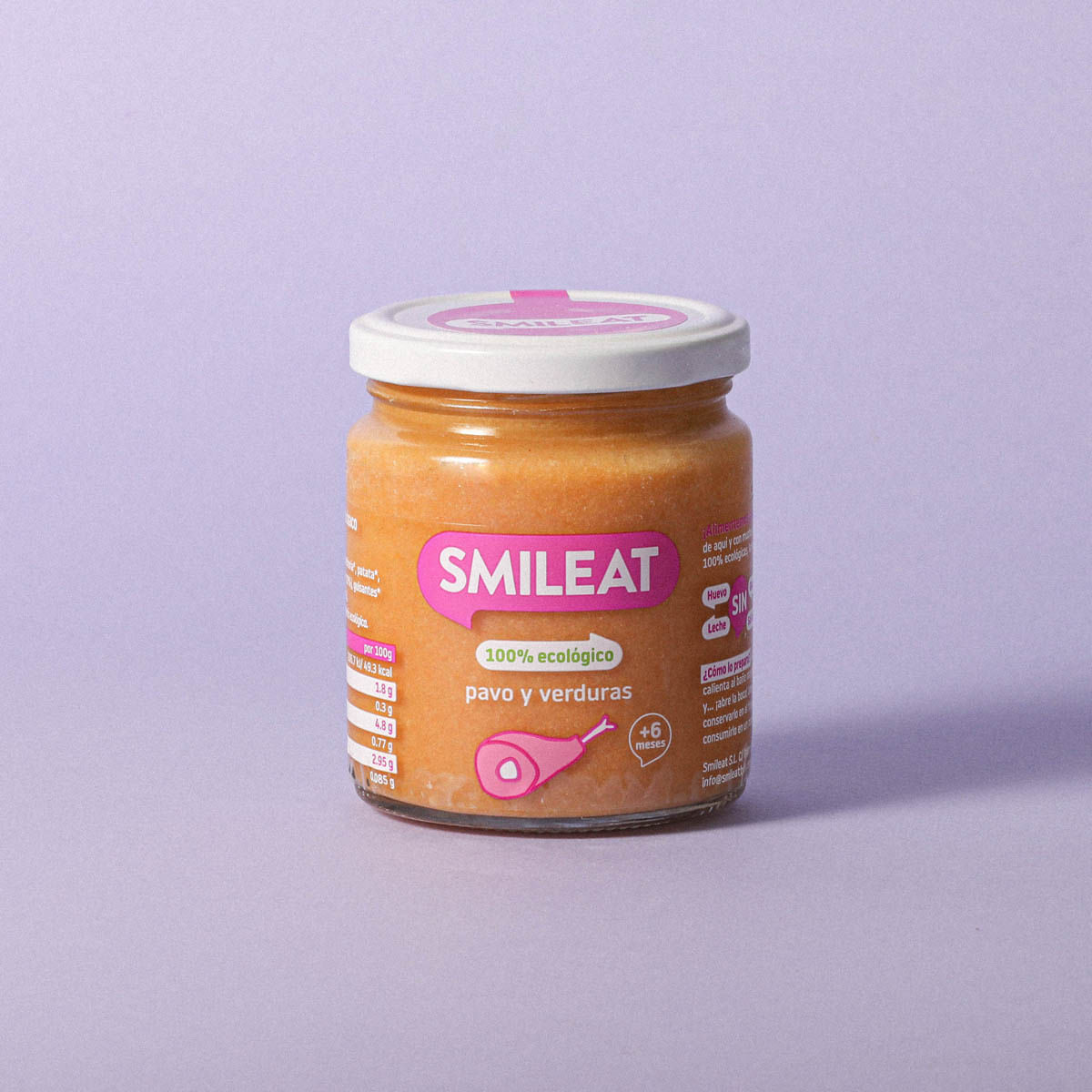 Potet ecològic gall d'indi i verdures Smileat 230g