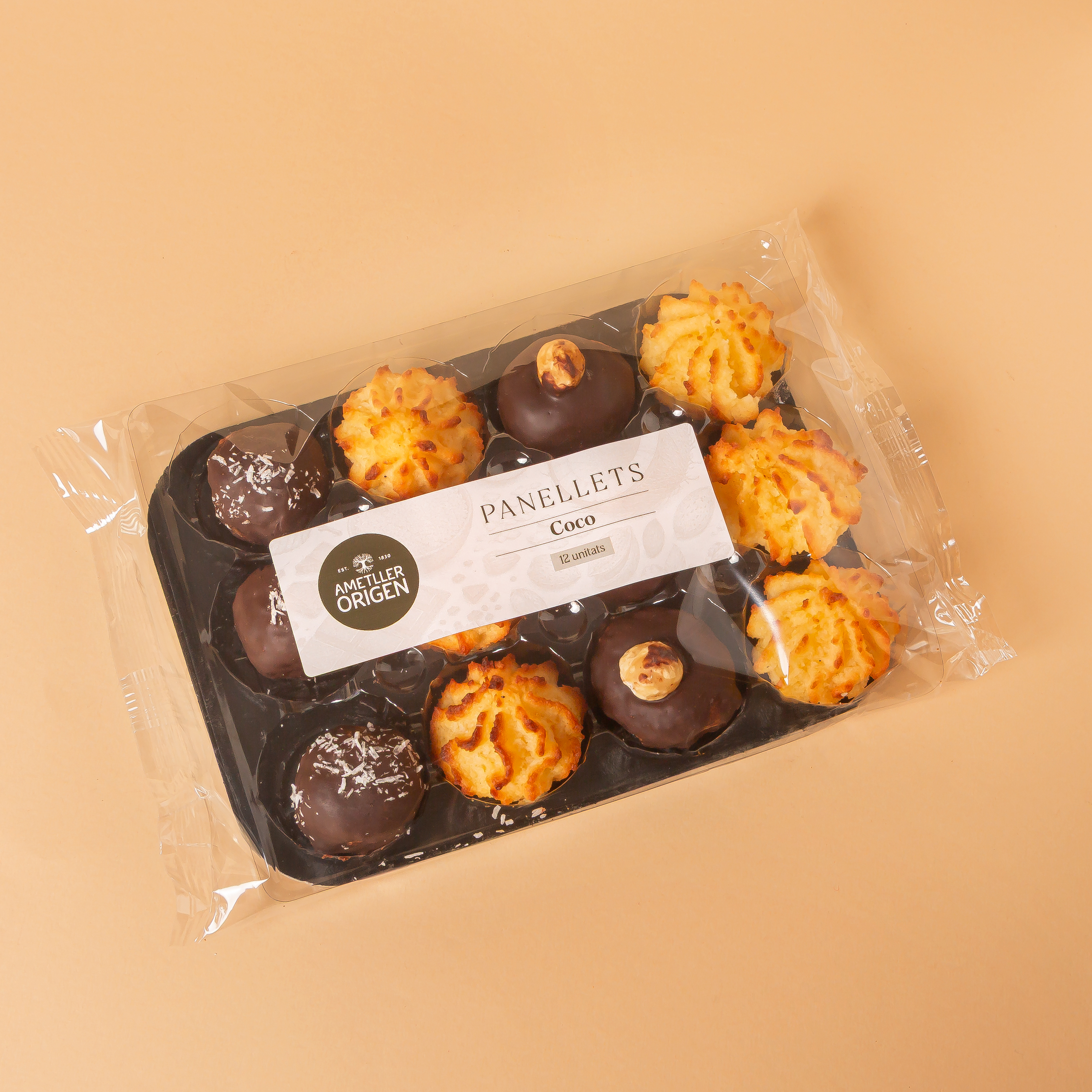 Surtido panellets de coco Ametller Origen 220g - 12uds.