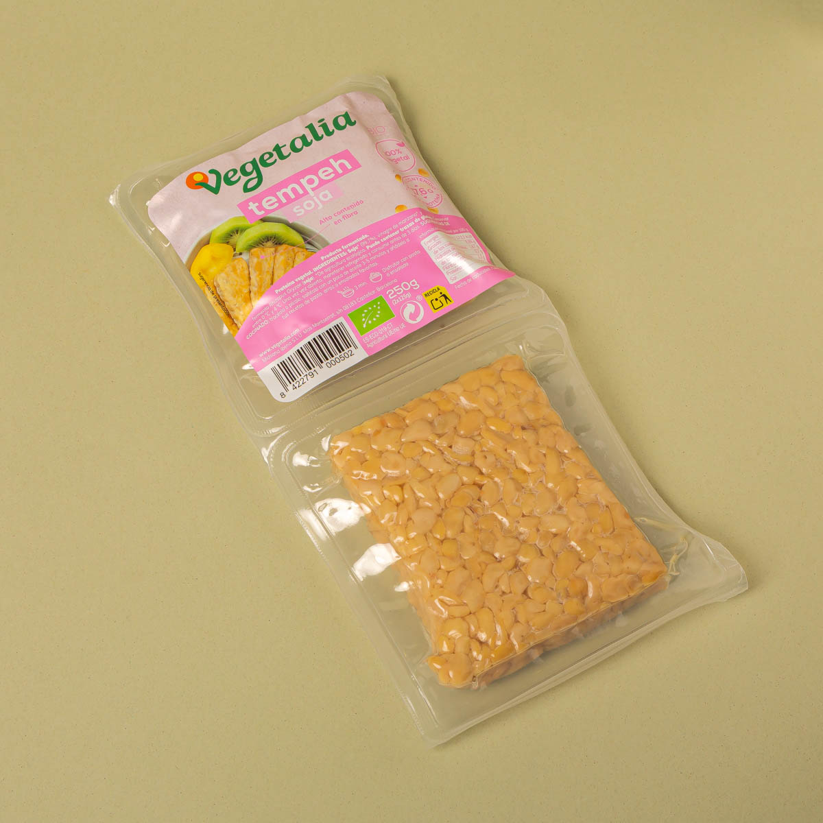 Tempeh de soja fresc Vegetalia 250g