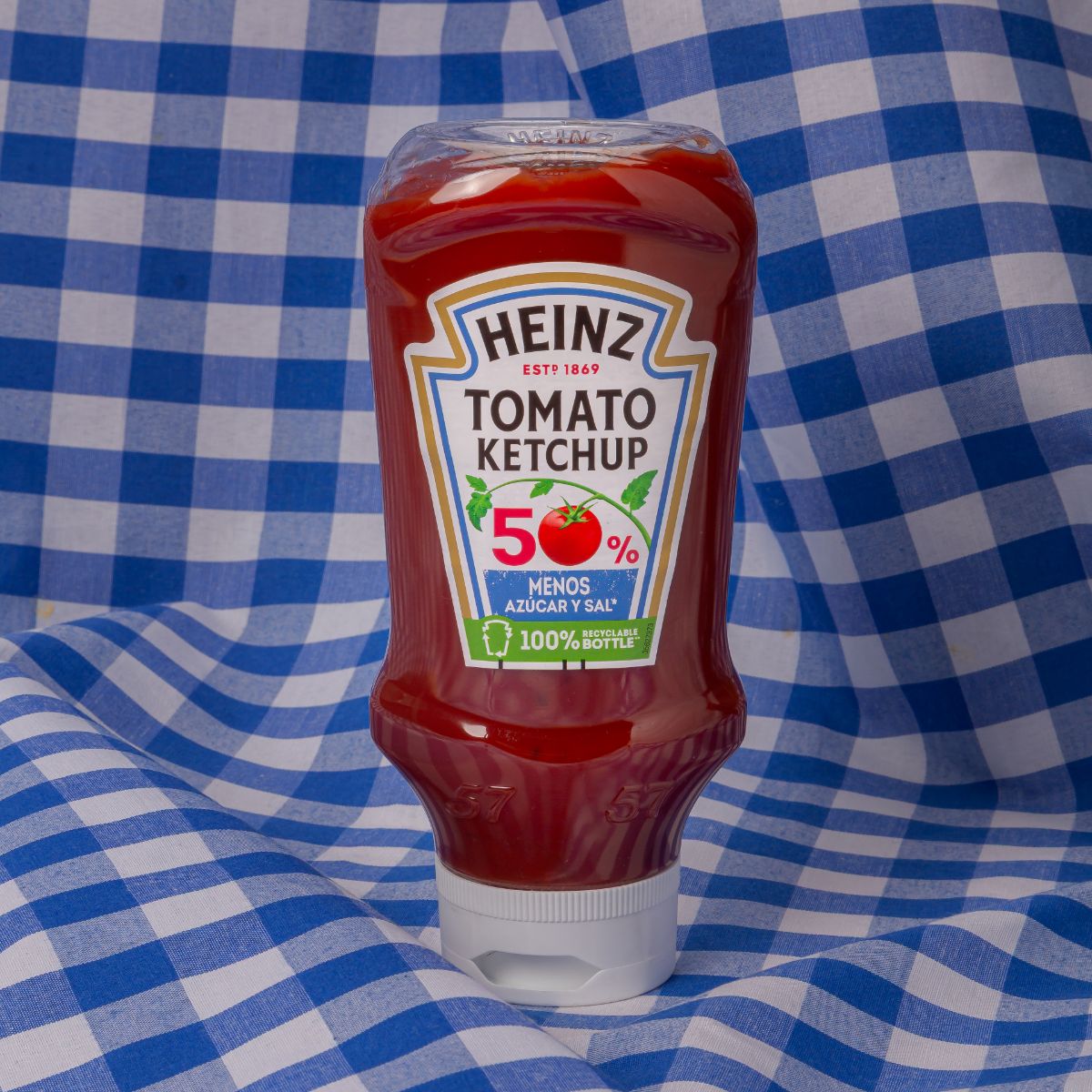 Ketchup cero sin azúcar y sin sal Heinz 425g