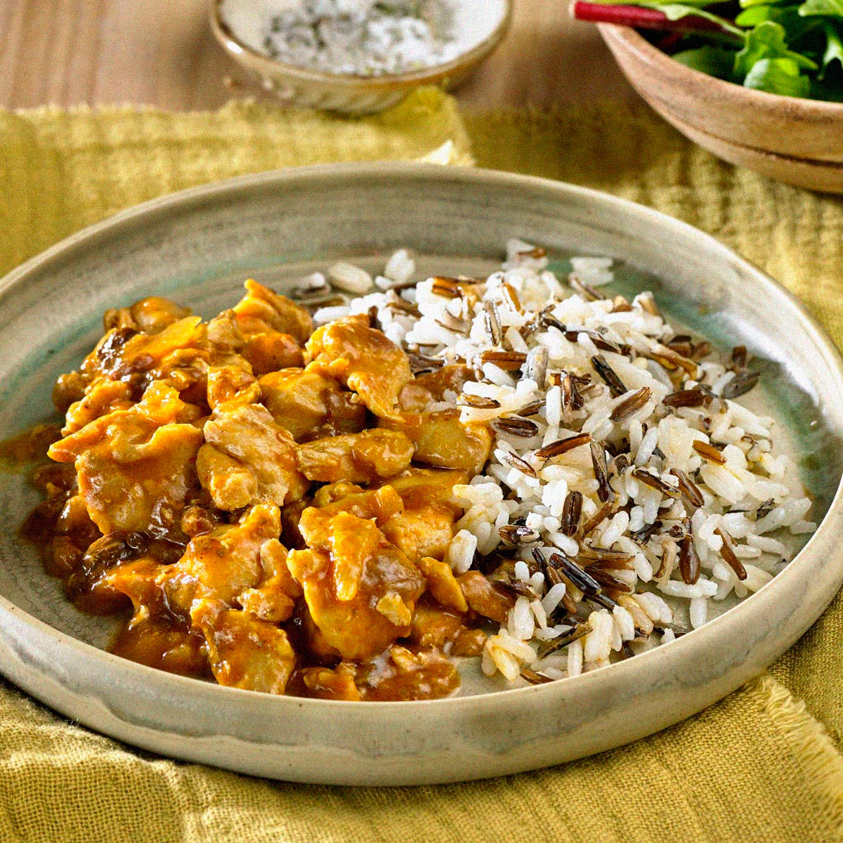 Pollastre al curri vermell Ametller Origen 250 g