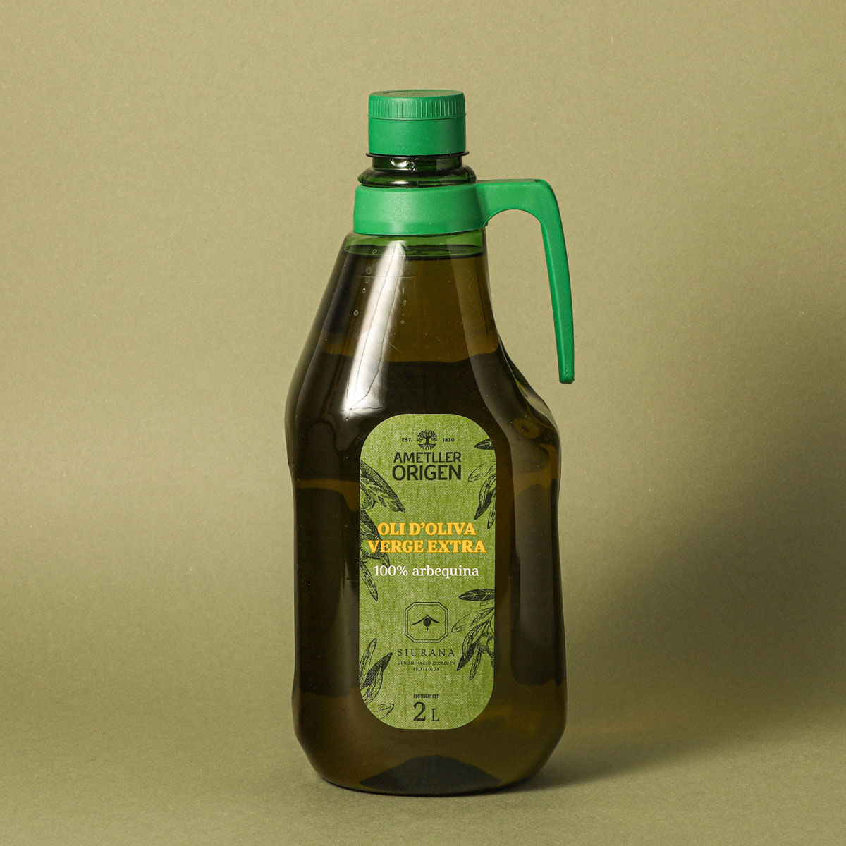 Aceite de oliva virgen extra arbequina D.O. Siurana Ametller Origen 2L