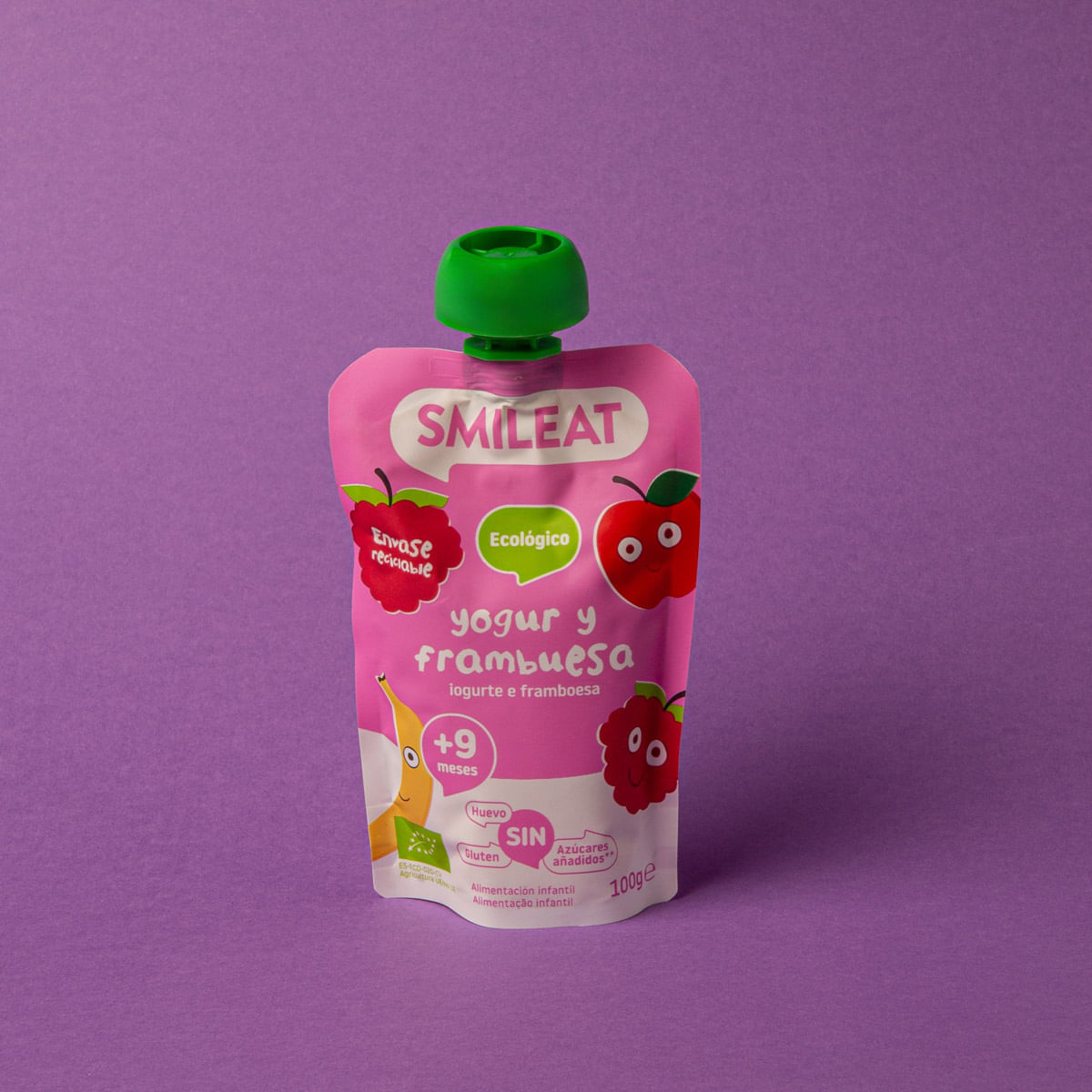Puré de iogurt de gerds Smileat 100g