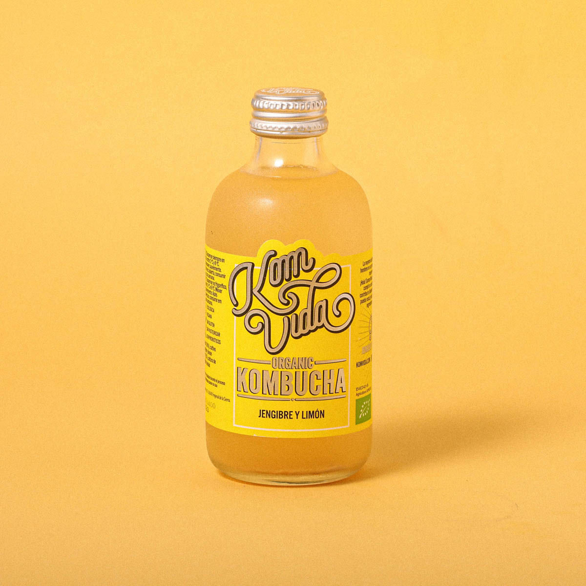 Kombucha sabor jengibre limón Komvida 250ml