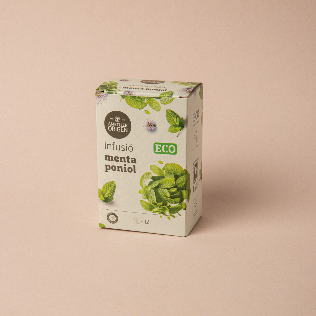 Infusió de menta poniol ecològica Ametller Origen 18g