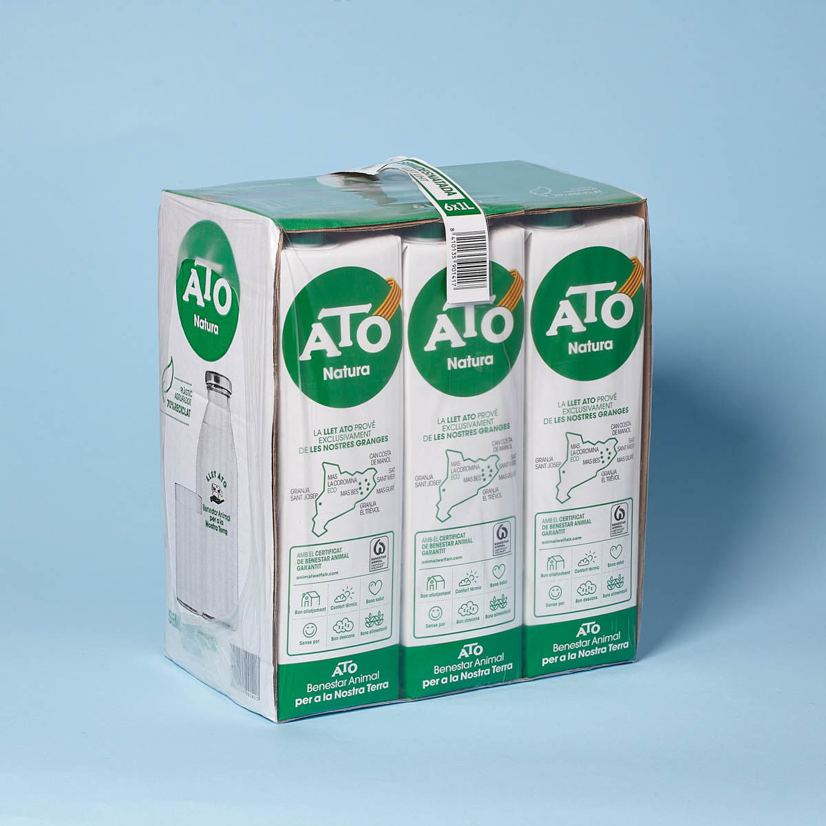 Llet semidesnatada ATO 1l - caixa 6u.