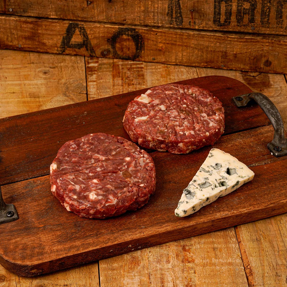 Burger amb formatge blau i ceba Ametller Origen - 2u.