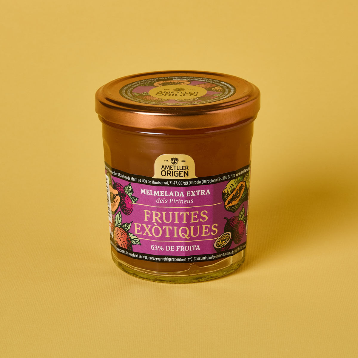 Melmelada de fruites exòtiques Ametller Origen 370g