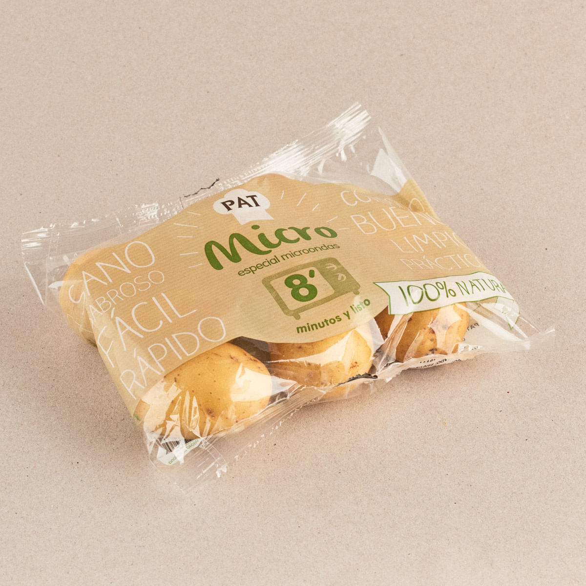 Patató especial per a microones 100% natural - bossa 500g