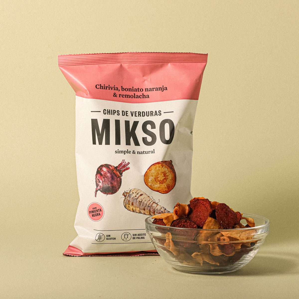 Xips xirivia moniato i pebre Marinas 85g