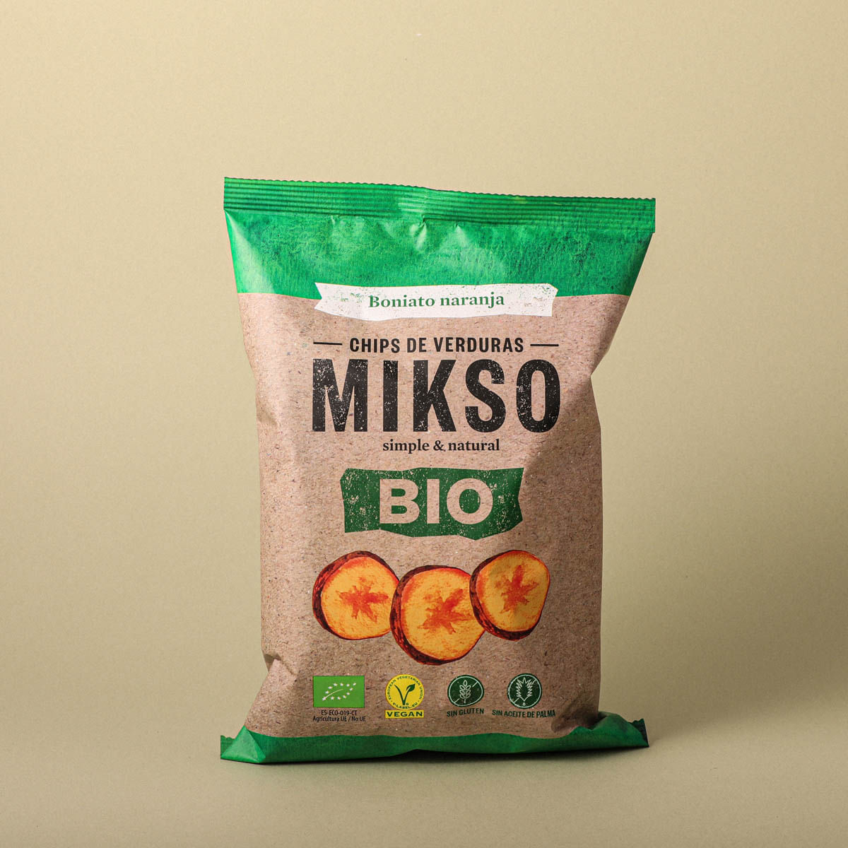 Xips de moniato ecològic Marinas 80g