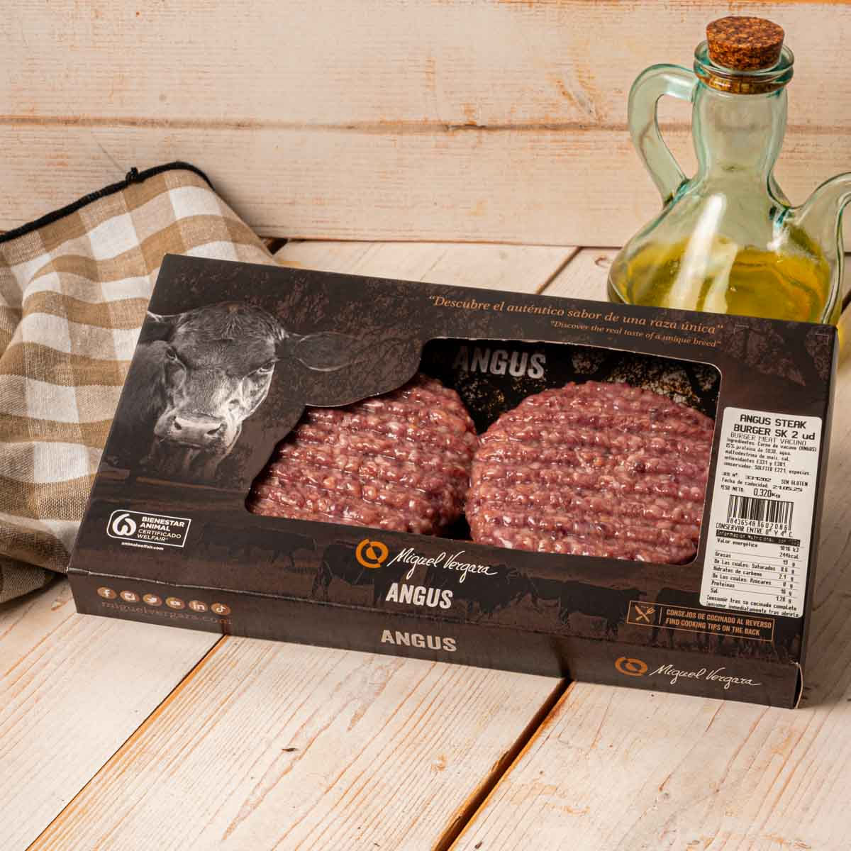 Hamburguesa angus skin Miguel Vergara 320 g