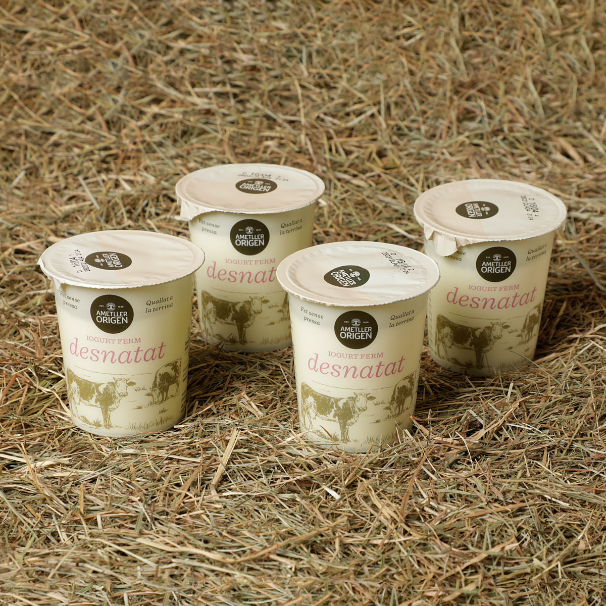 Iogurt desnatat ferm Ametller Origen 125g - 4u.
