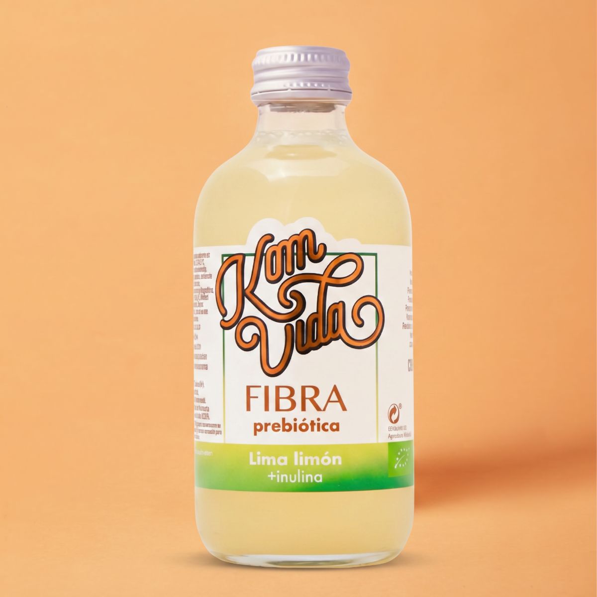 Kombutxa de fibra probiòtica llima llimona Komvida 250ml