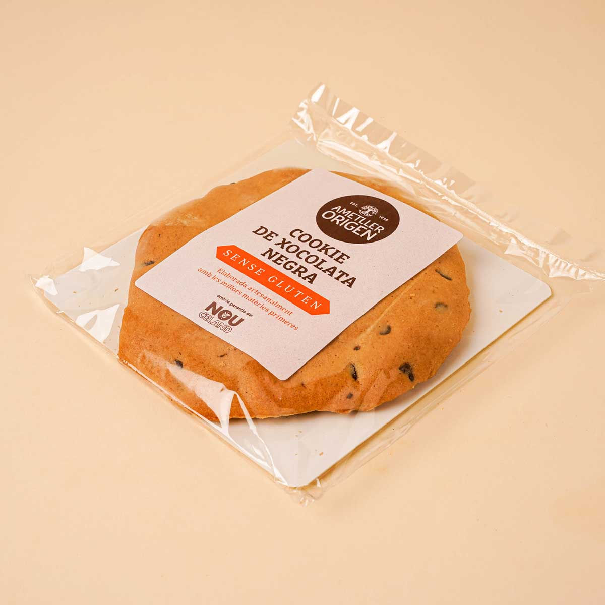Cookie xocolata negra sense gluten Ametller Origen 50g