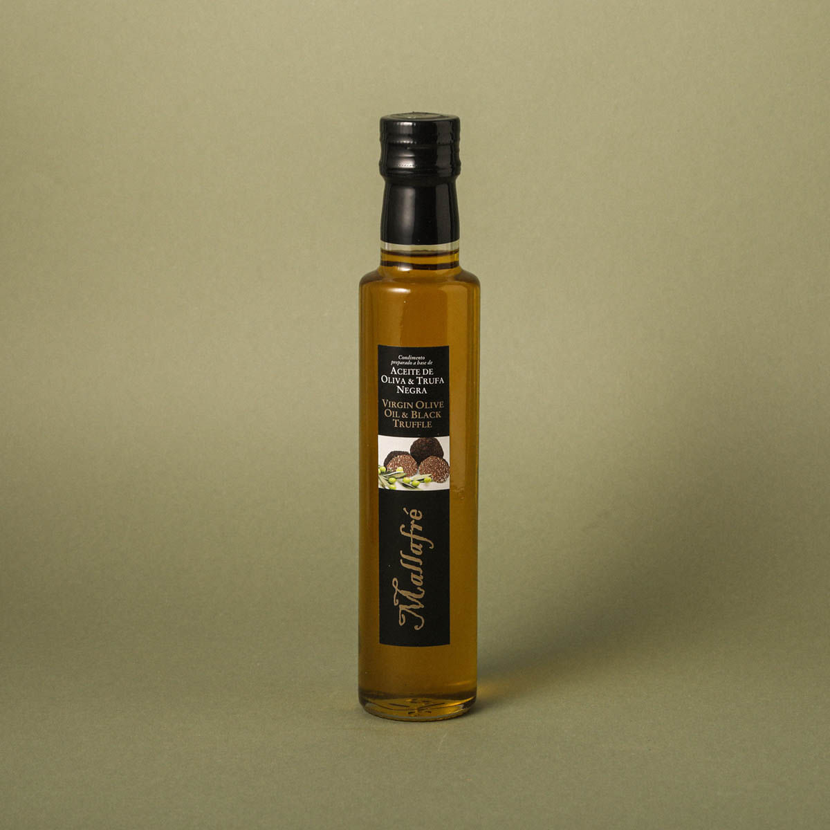 Oli d'oliva amb tòfona negra MALLAFRÉ 250ml