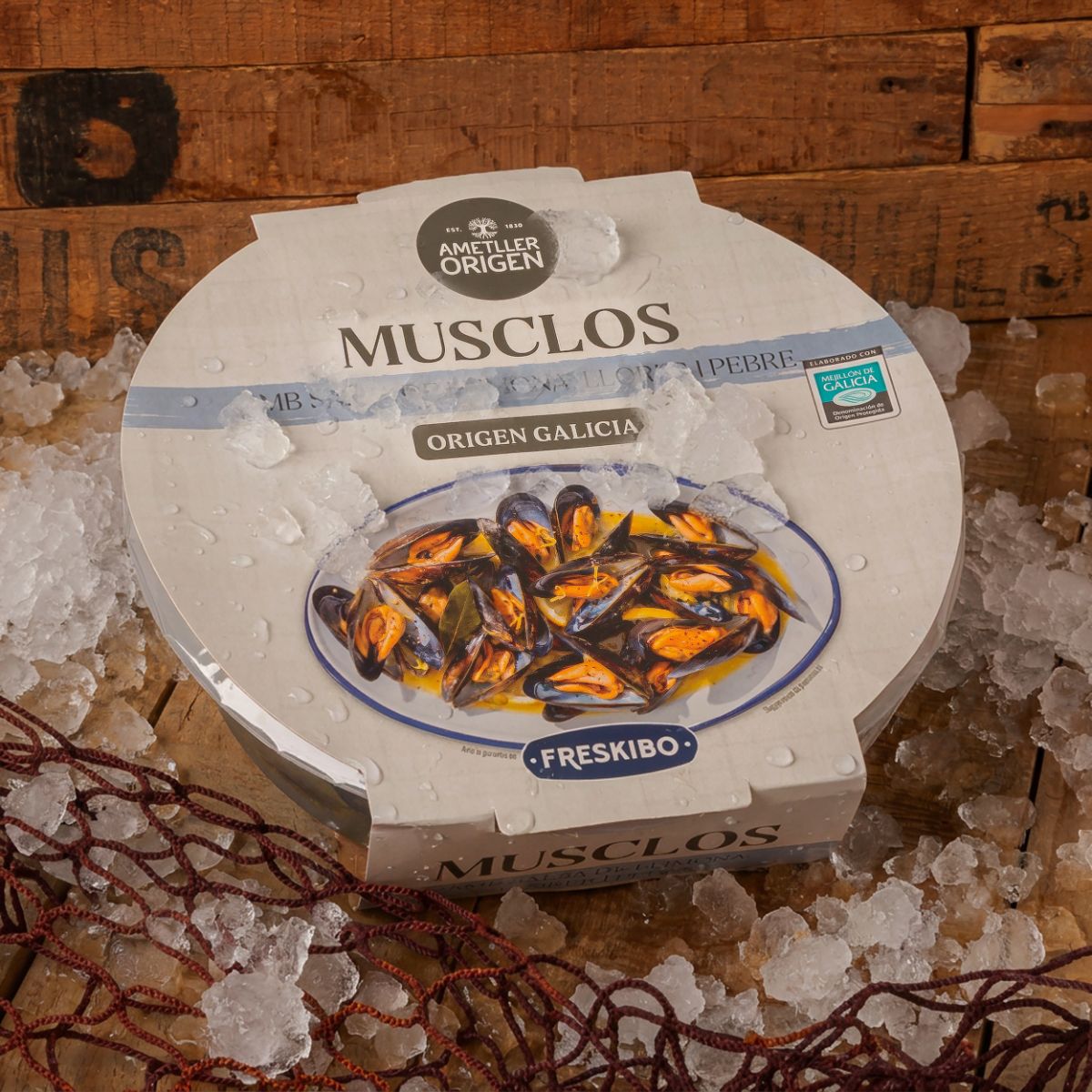 Mejillones al natural con laurel Ametller Origen 500g