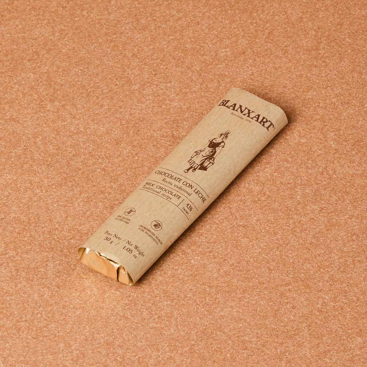 Xocolatina amb llet 33% Blanxart 28g