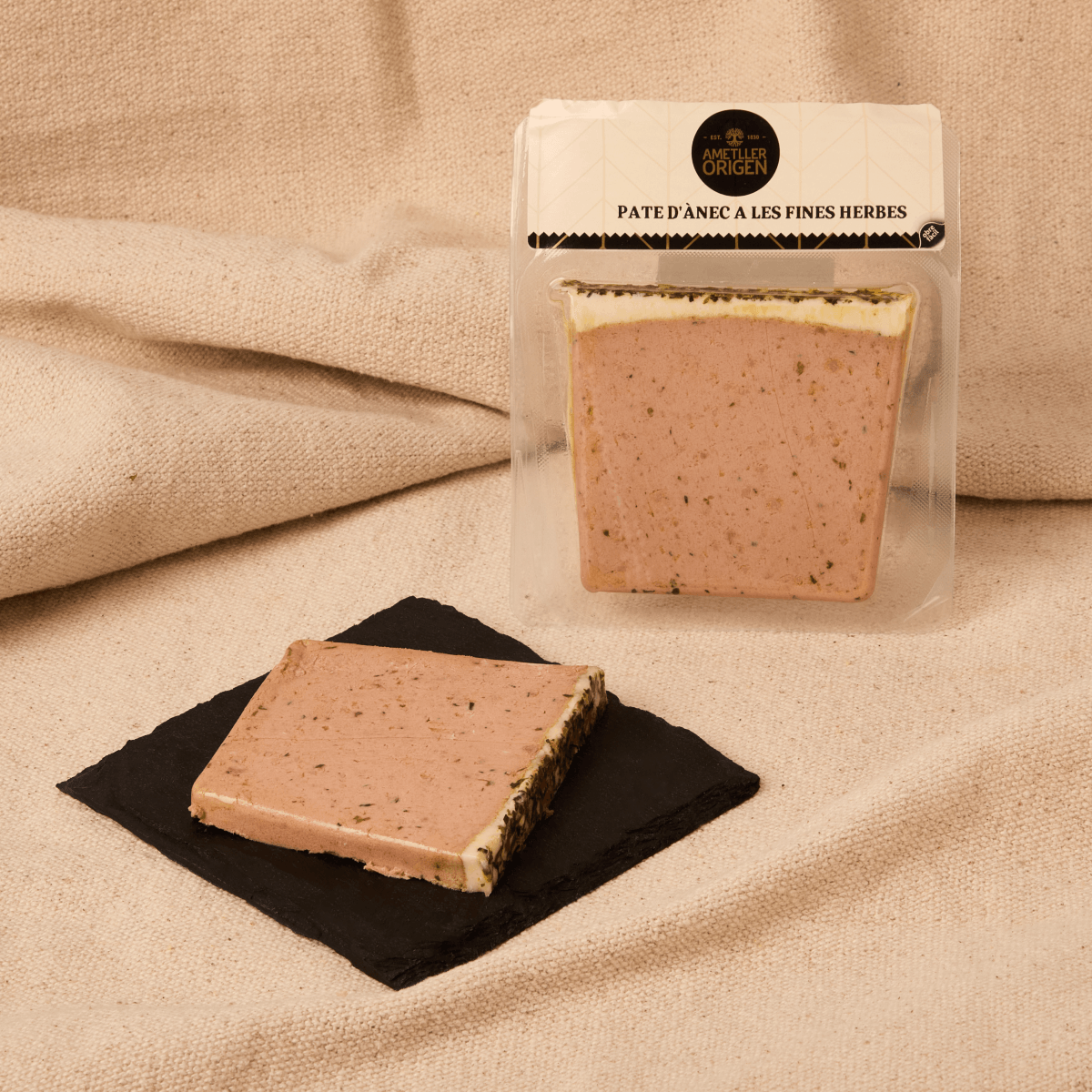 Paté de pato a las finas hierbas Ametller Origen 80 g