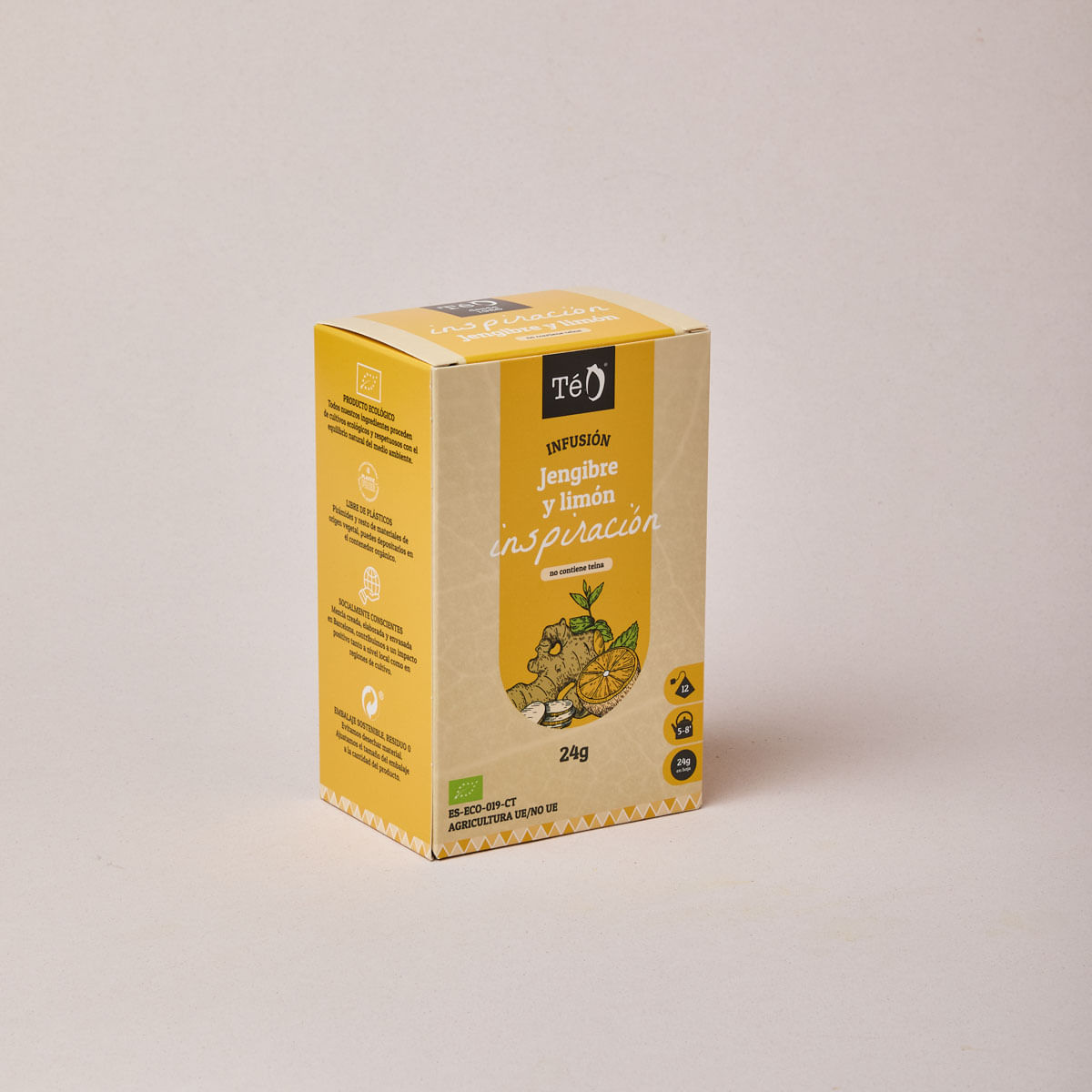 Infusió ecològica gingebre inspiració Téo 24g