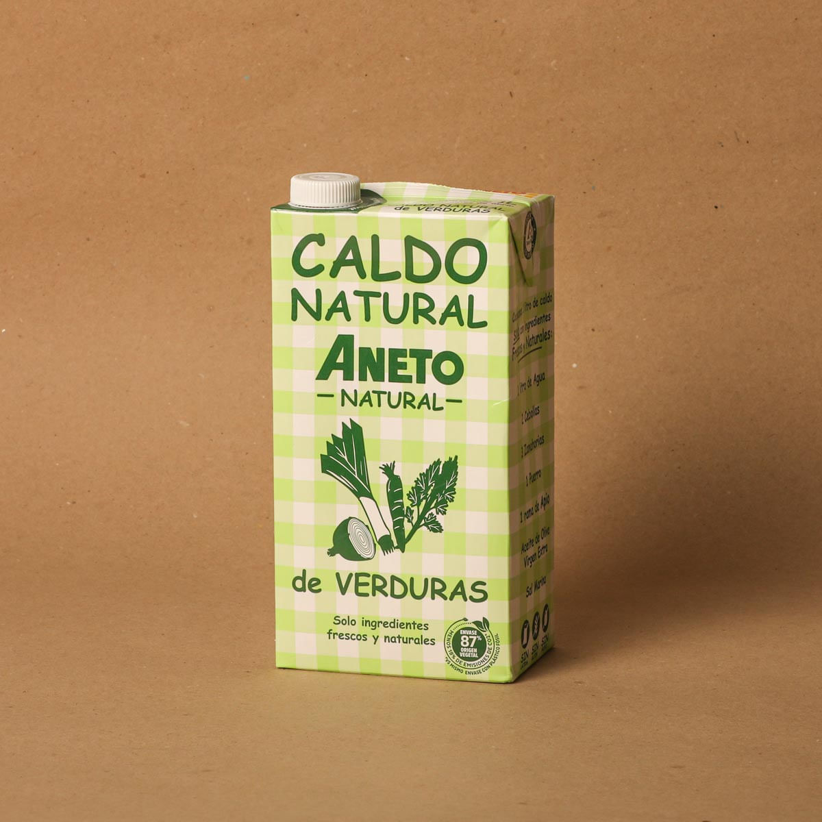 Caldo natural de verduras Aneto 1l