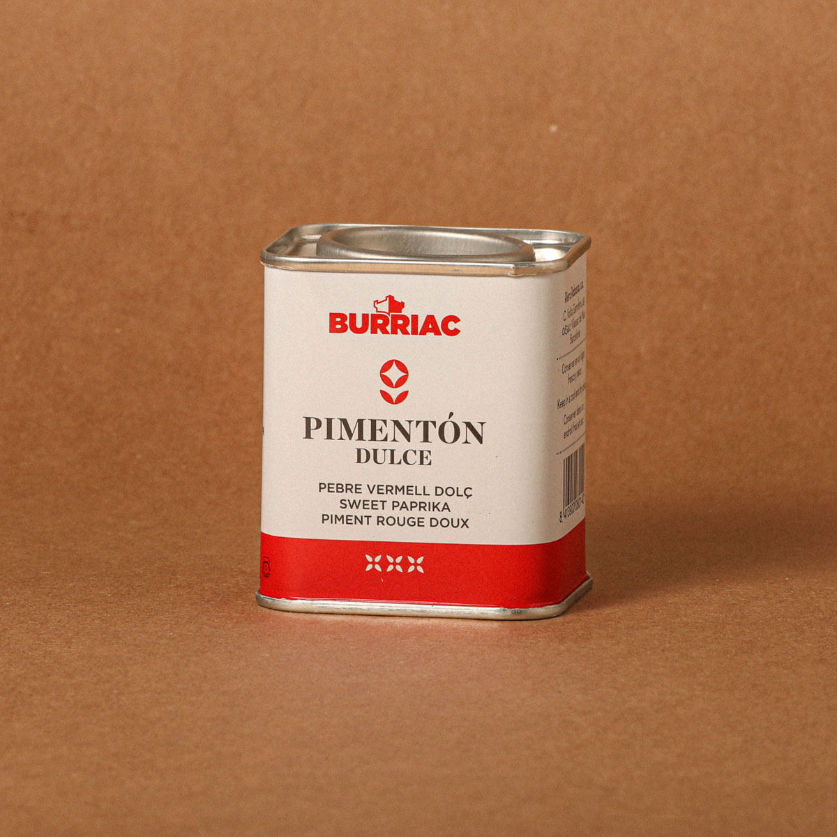 Pimentón dulce en lata Burriac 75g 0.075 kg