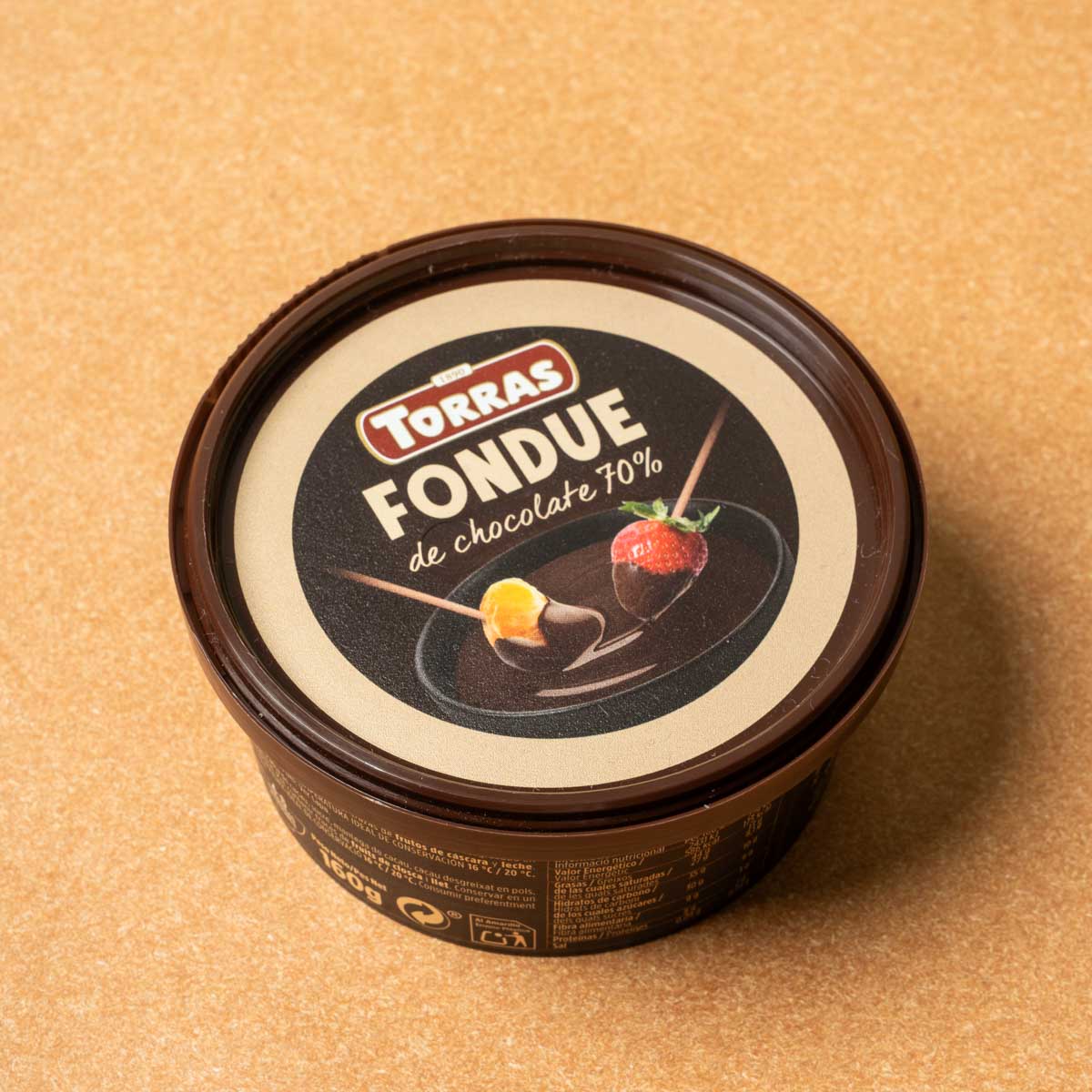 Fondue xocolata 70% Torras 160g