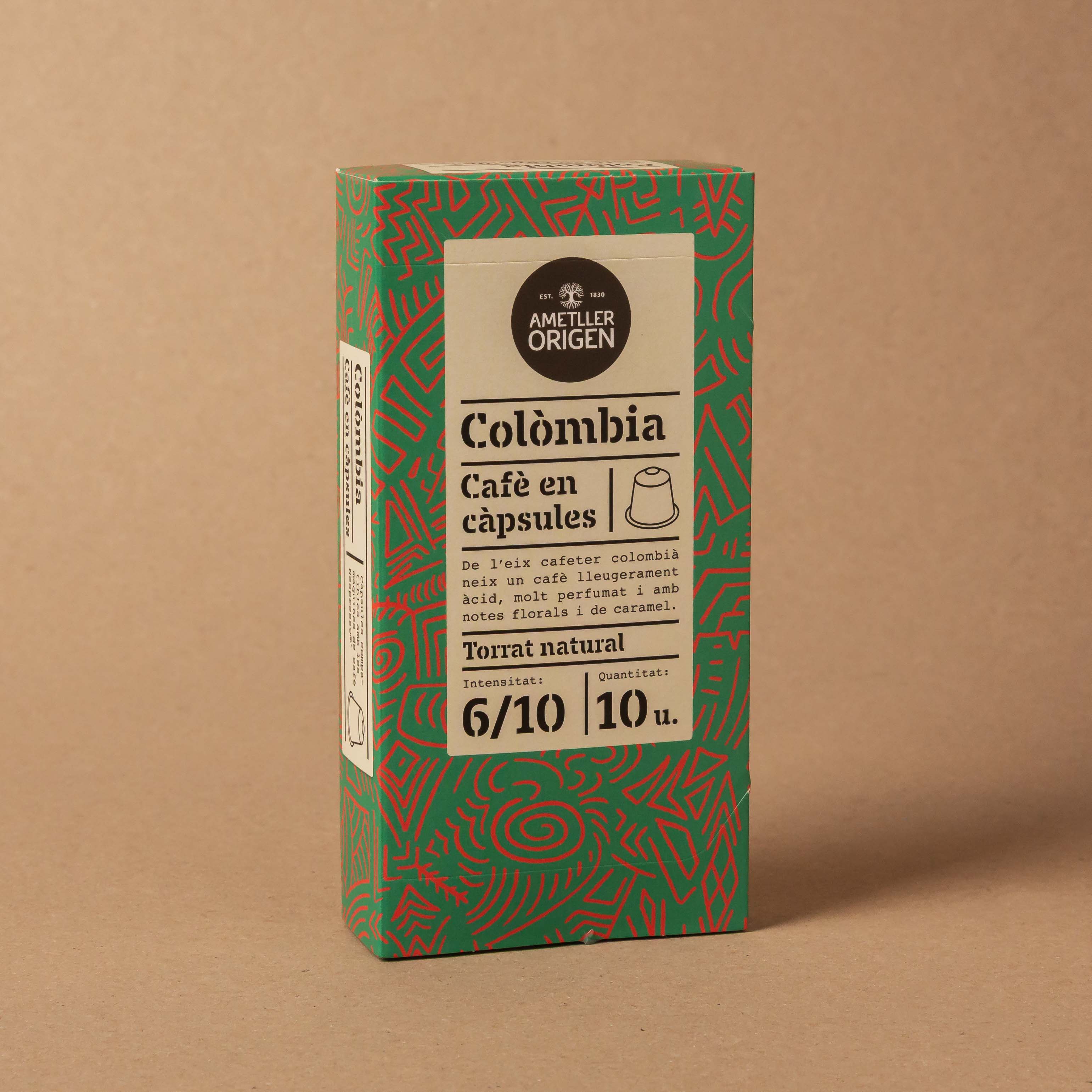 Càpsules de cafè Colombia Ametller Origen - 10u.