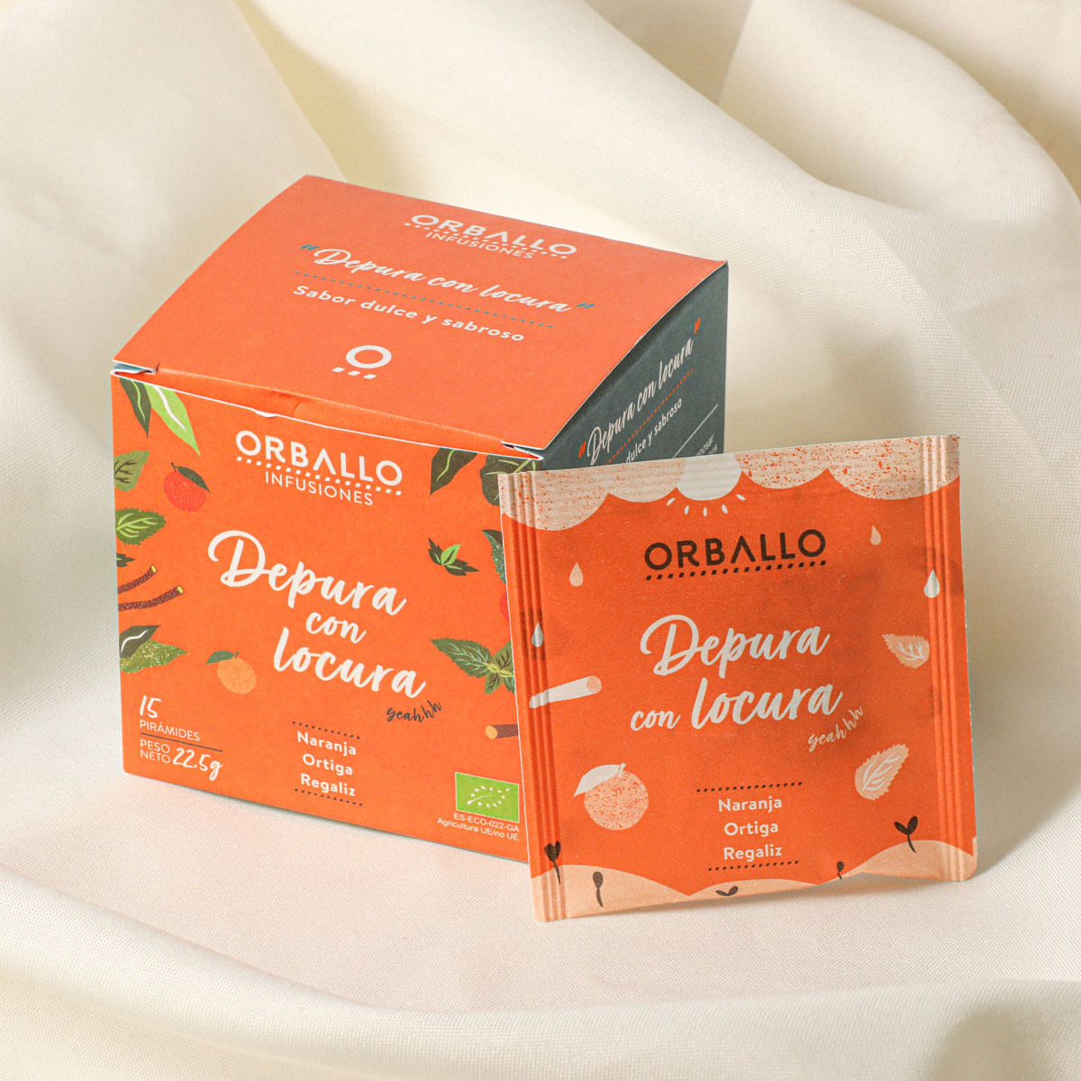 Infusió ecològica depura con locura ORBALLO 18g