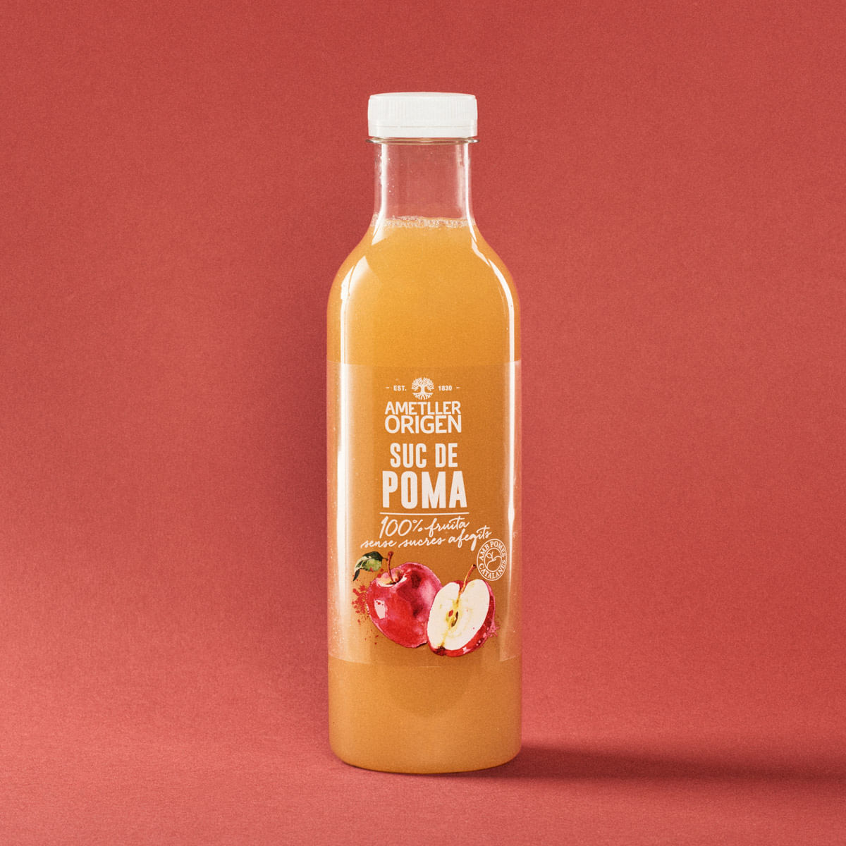 Suc refrigerat de poma de Girona Ametller Origen 750ml