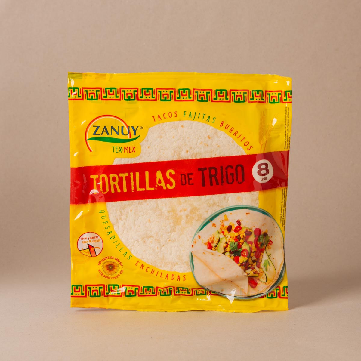 Tortilla de blat Zanuy 320g