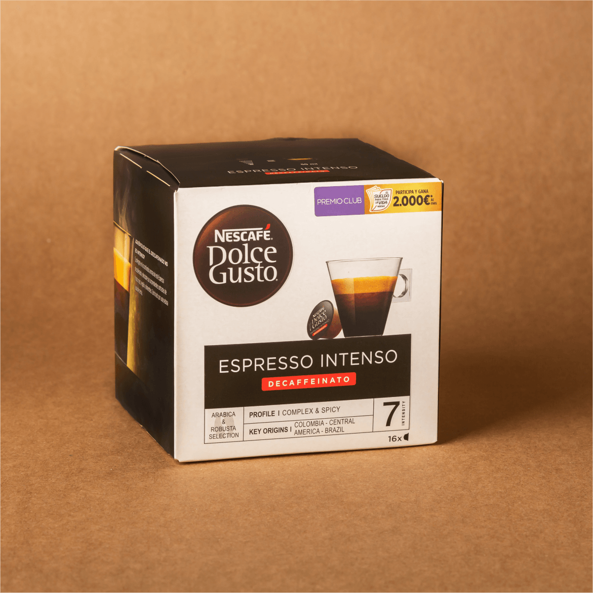 Càpsules de cafè espresso intens descafeïnat Nescafé Dolce Gusto - 16u.