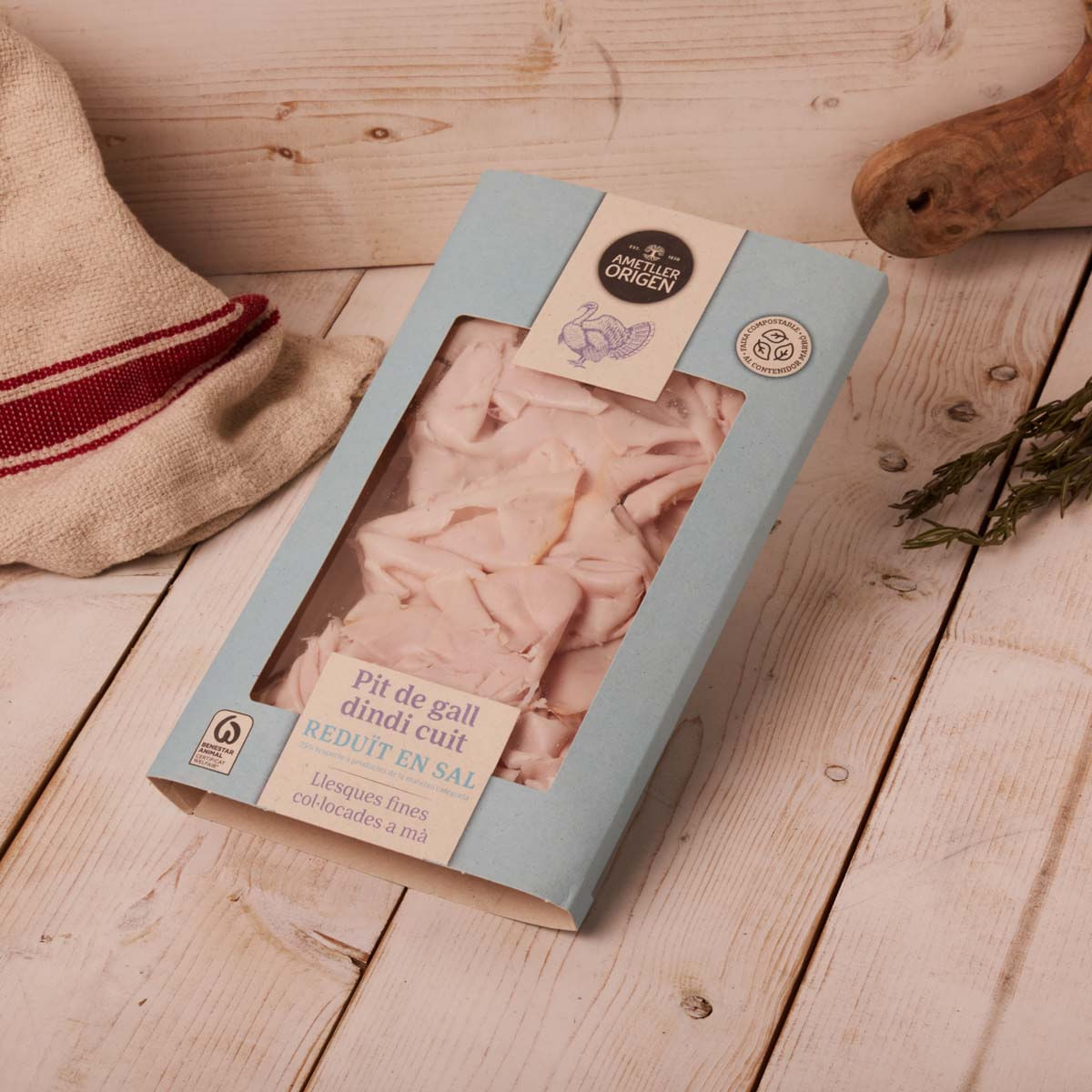 Pit de gall dindi baix en sal Ametller Origen 100g