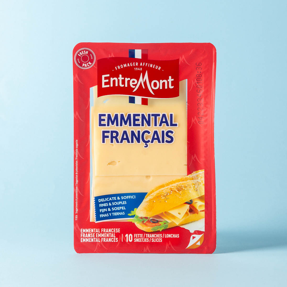 Queso Emmental Francés lonchas Entremont 150g