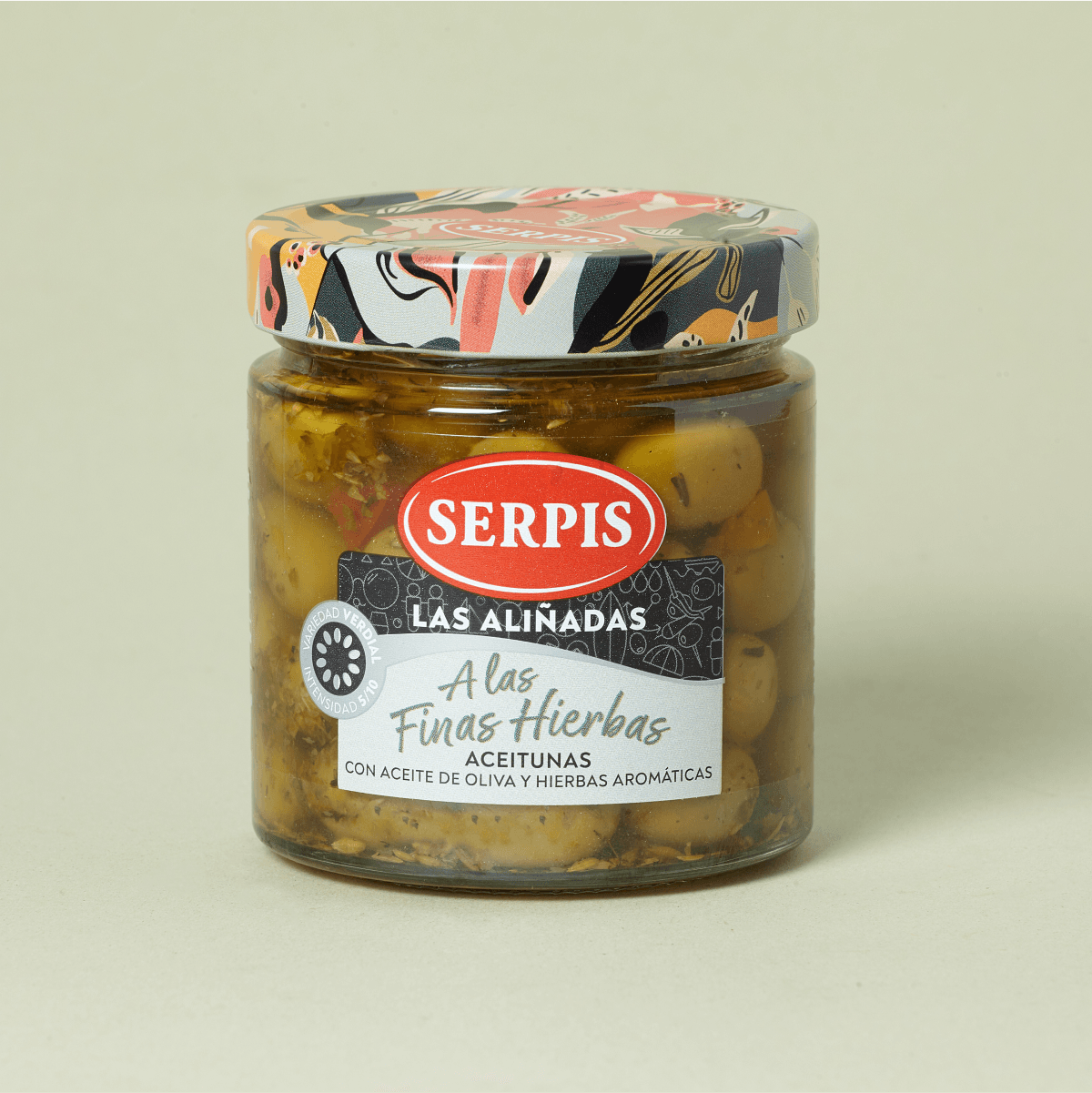 Olives amanides a les fines herbes Serpis 220g