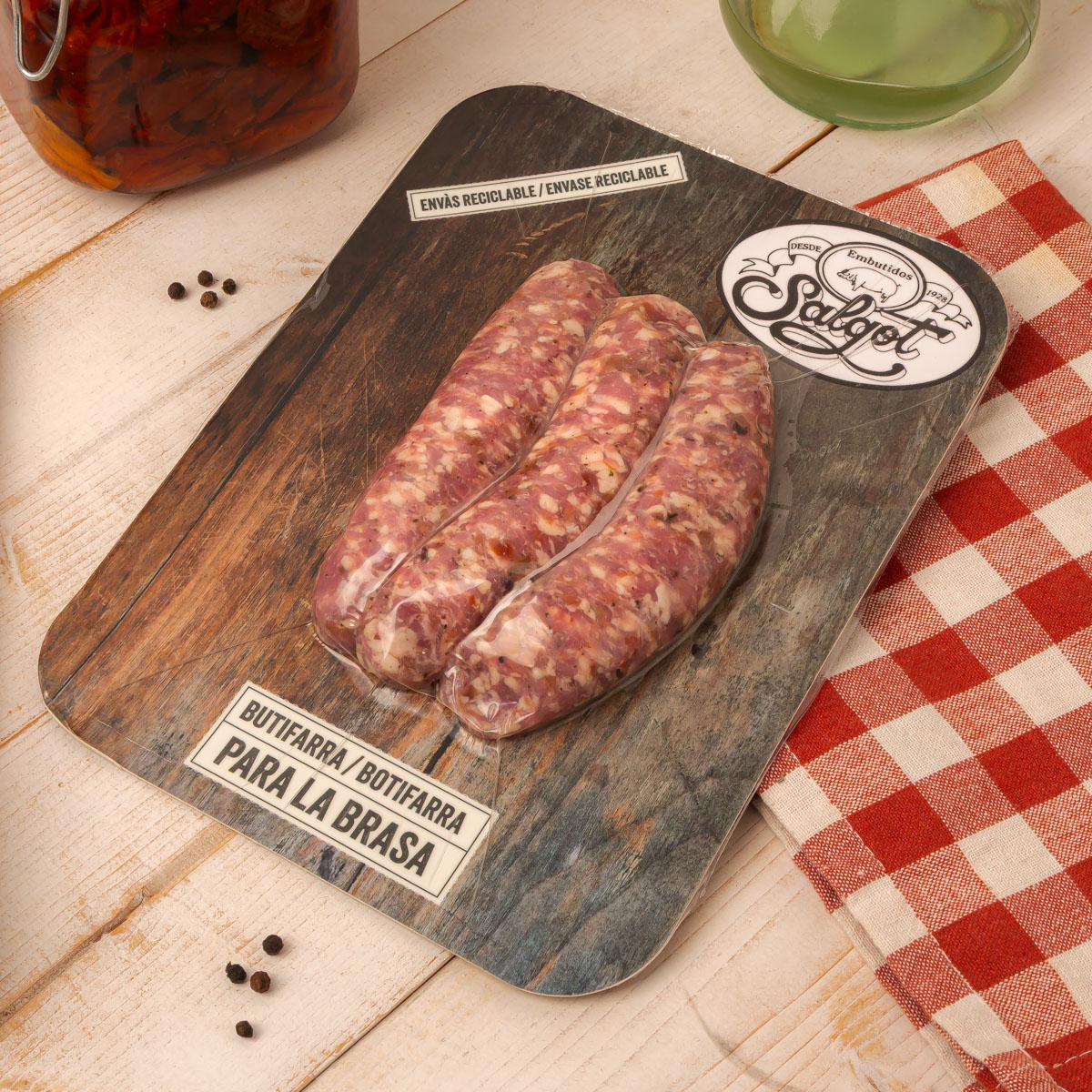 Butifarra fresca para la brasa Salgot 240g