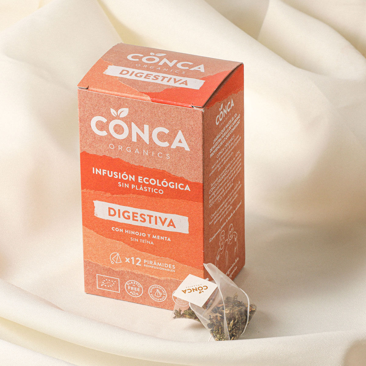 Infusió digestiva amb fonoll i menta ecològica CONCA ORGANICS 18g